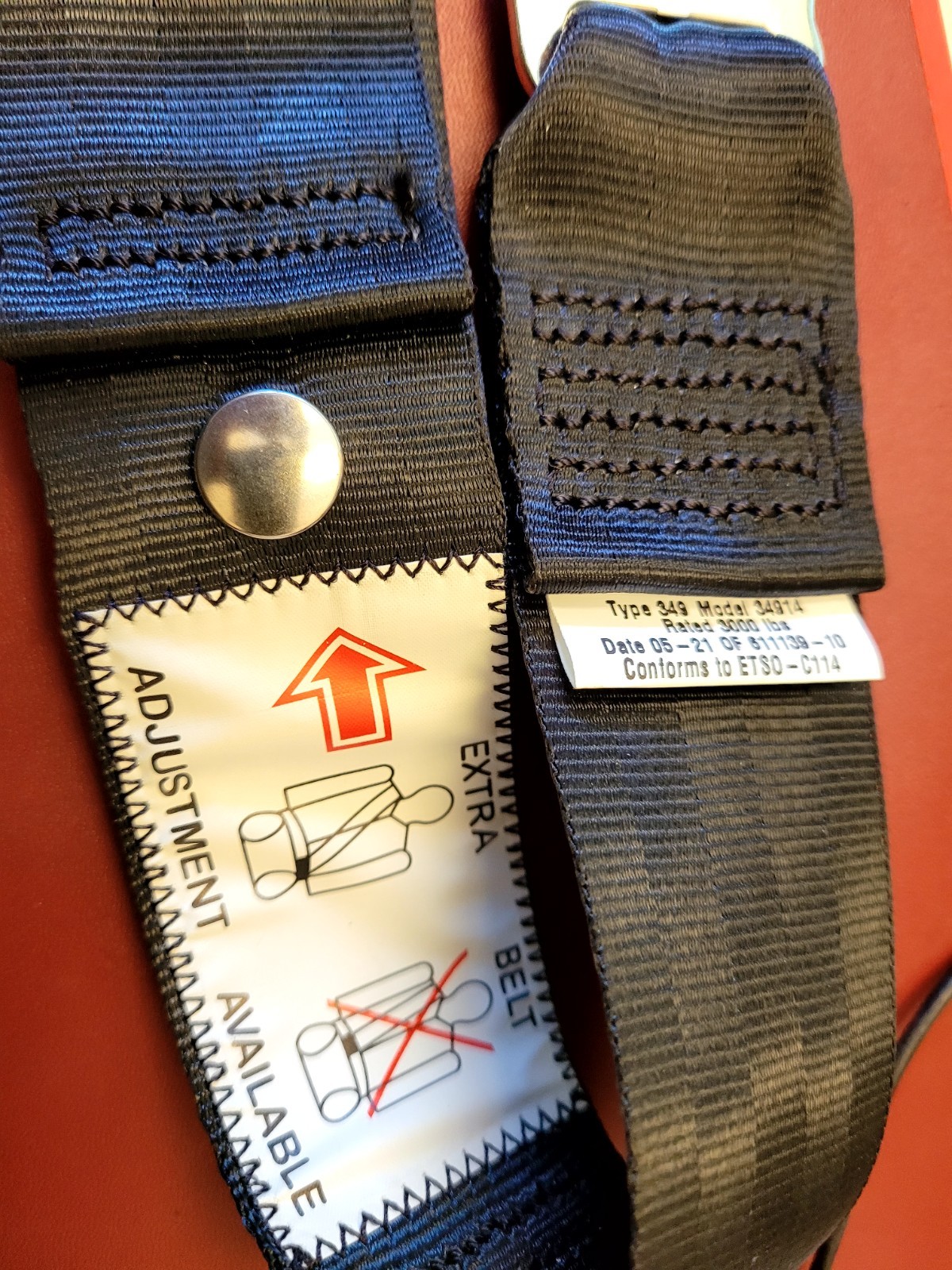 NEW Airbus Eurocopter ANJOU AERONOTICS BELT 3491410-12-070 ( B1-3A)