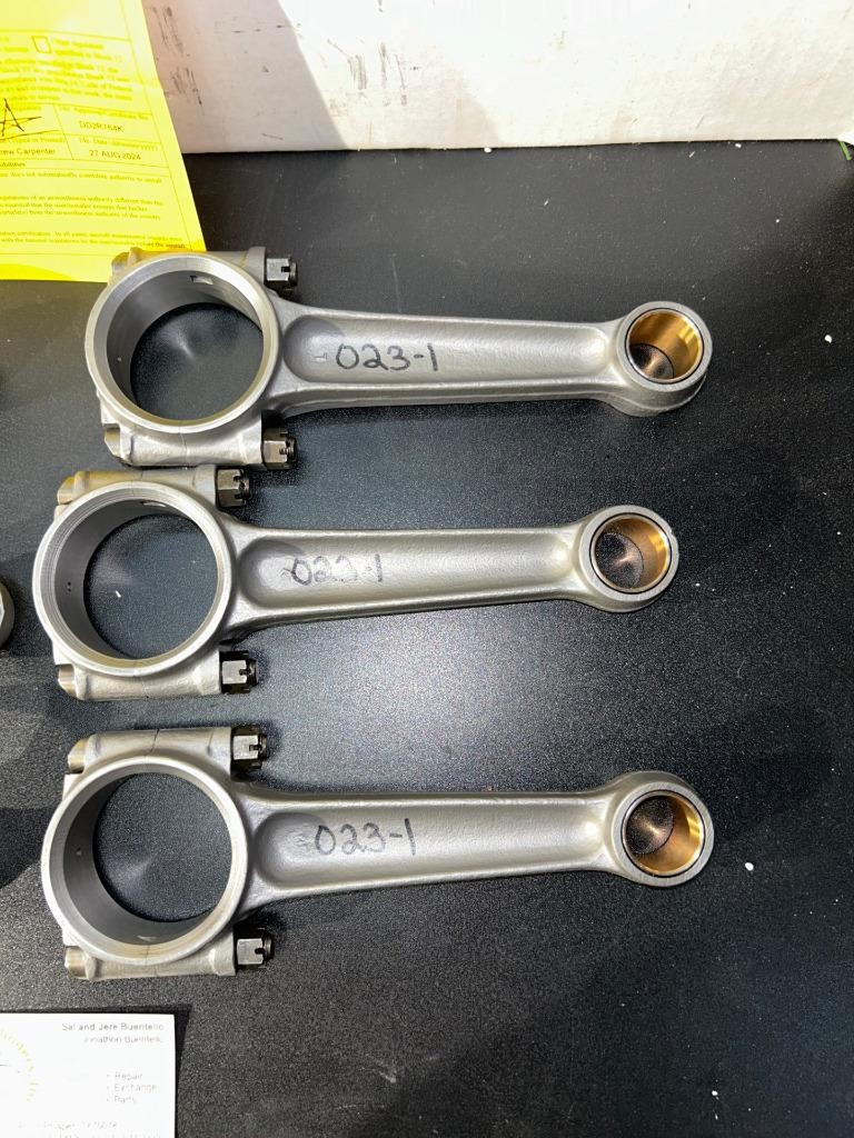 Set of (6) Certified Continental TCM O-300 Connecting Rod W/8130