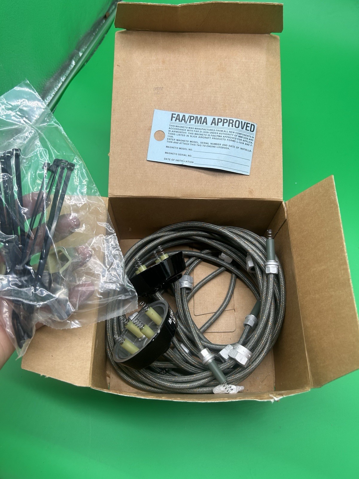 Vintage Nos Unison Slick Aircraft Products Ignition Harness
