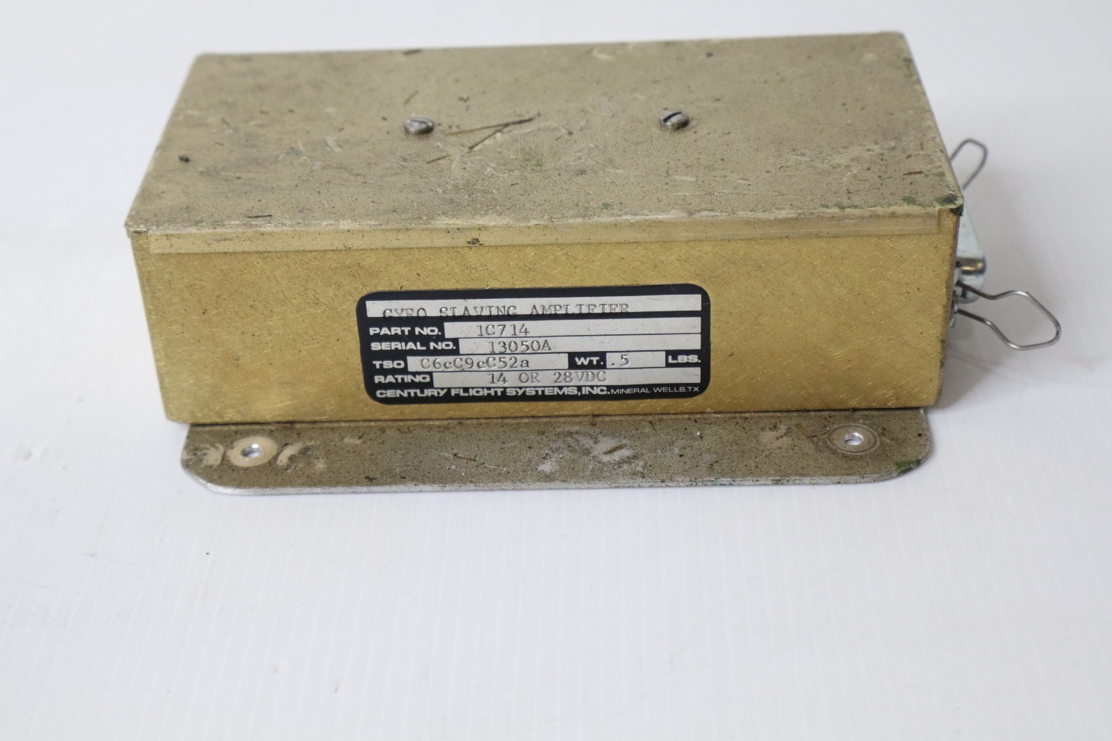 Century Flight Systems 1C714 Gyro Slaving Amplifier (14/28 VDC)