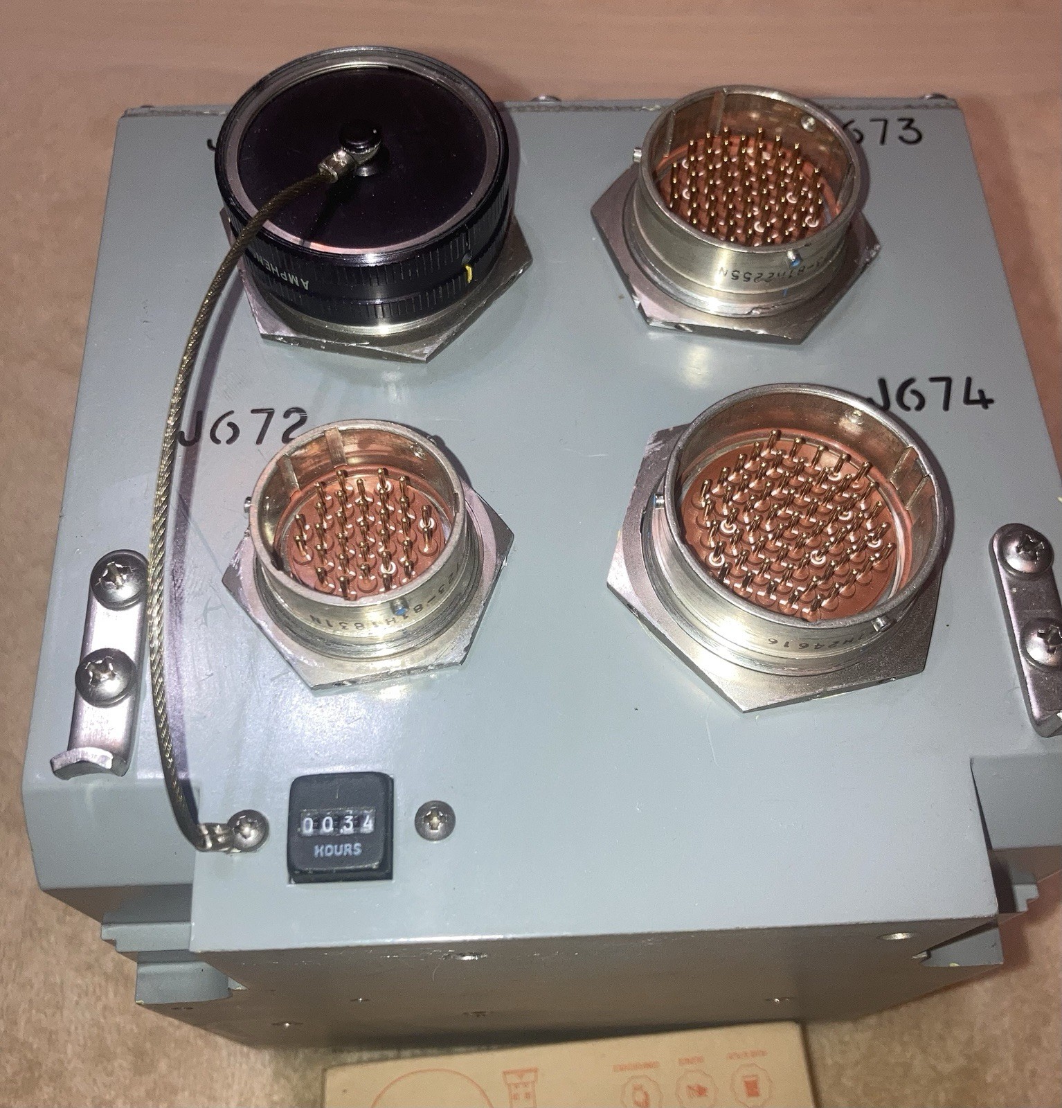 GENERAL DYNAMICS LOCKHEED F-16 AIRCRAFT SIGNAL CONVERTER NSN 6610-01-052-0803