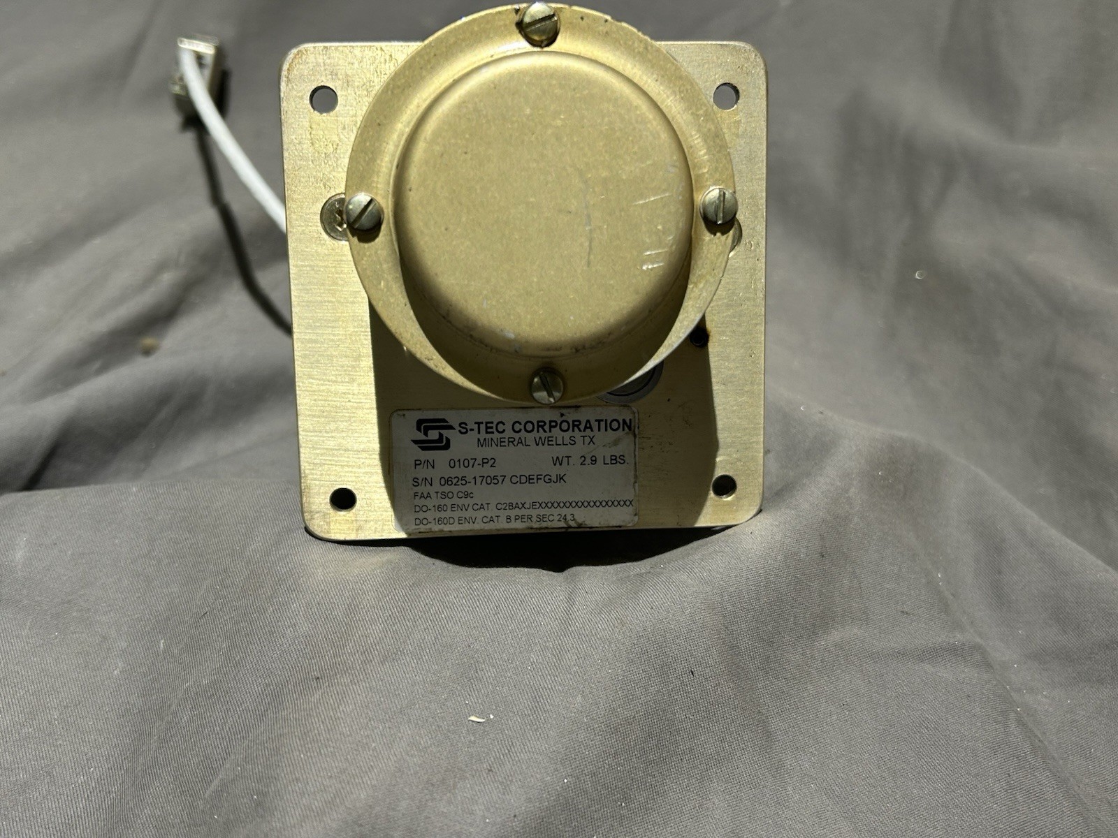 S-TEC Corporation 28 Volt AUTOPILOT Roll Servo P/N 0106-R9