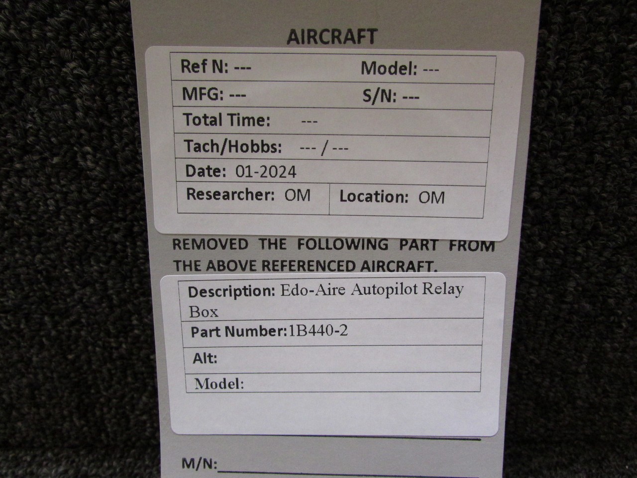 1B440-2 Edo-Aire Autopilot Relay Box