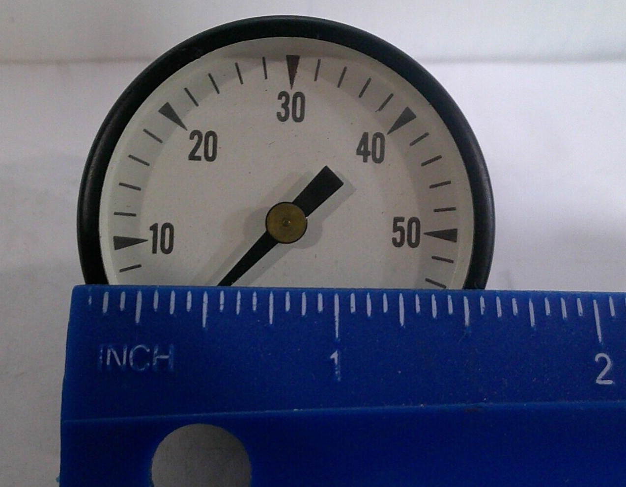 U.S.G. AIRCRAFT MICRO PRESSURE GAUGE 1.5 INCH GLASS FACE NEW