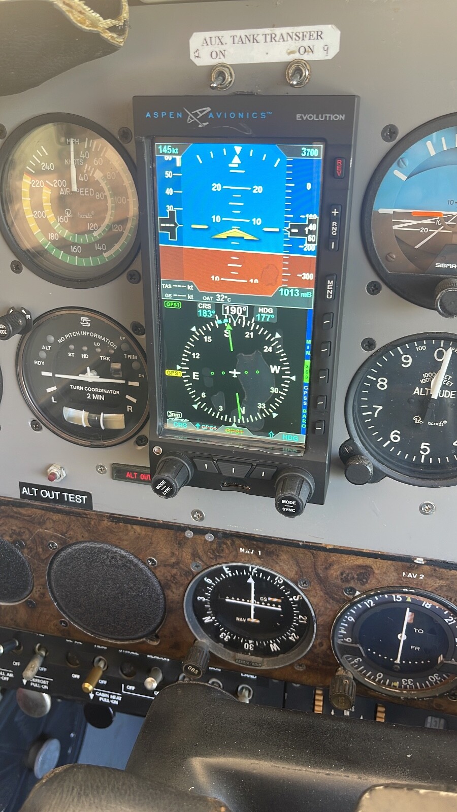 Aspen Avionics Evolution 1000 Core to be Repair