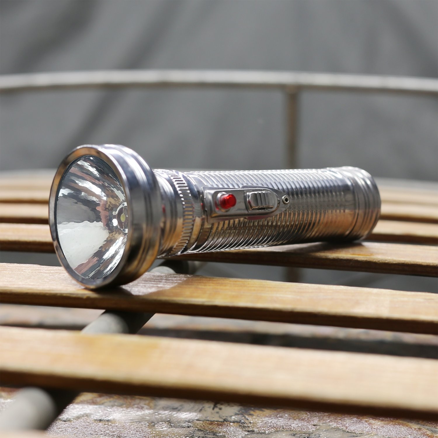 Vintage Style Flashlight w/ mounting bracket Cessna Private Plane Emergency