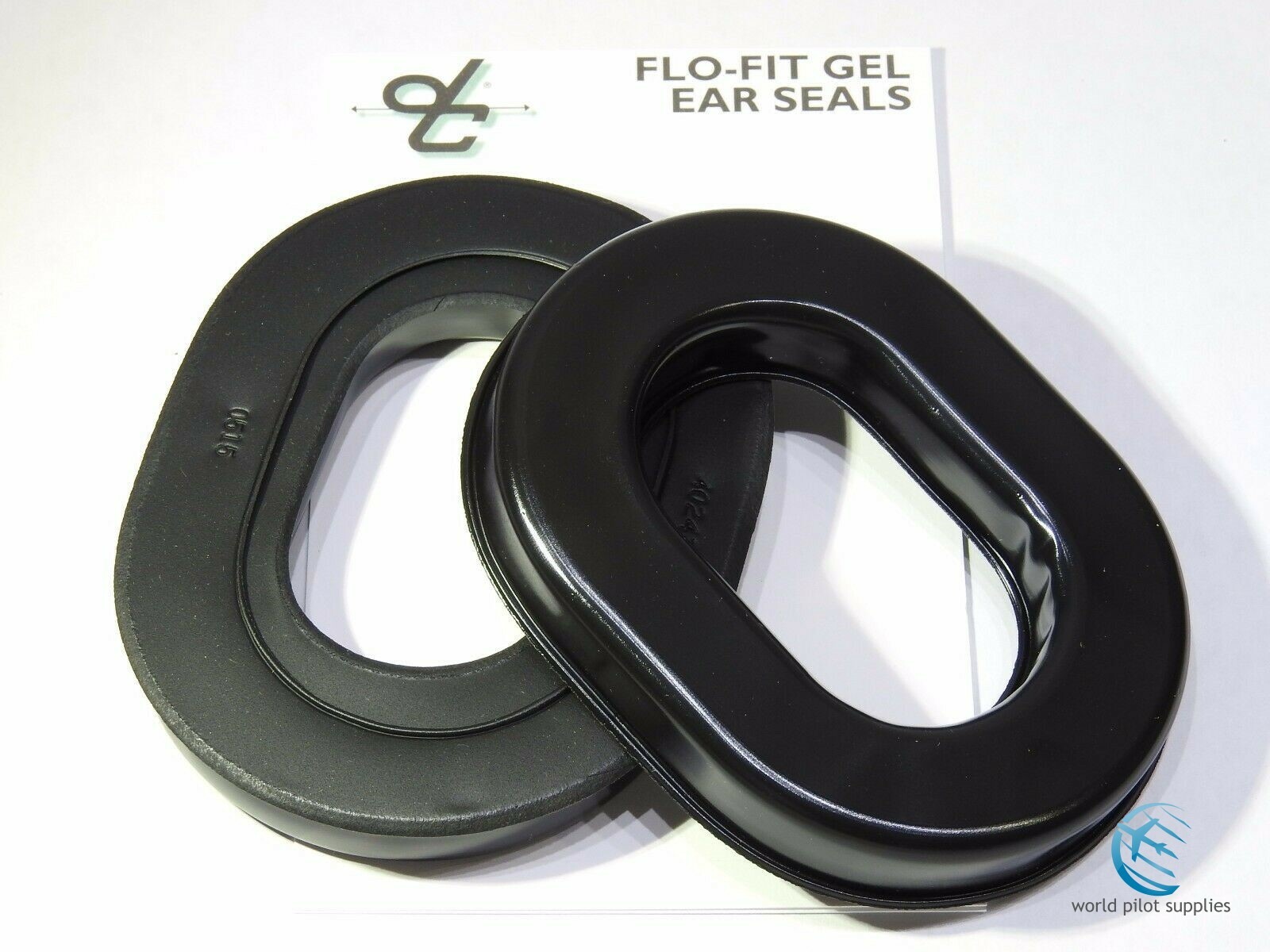 GENUINE DAVID CLARK GEL FILLED EAR SEALS p/n – 40243G-02 FLO-FIT w/ Certs