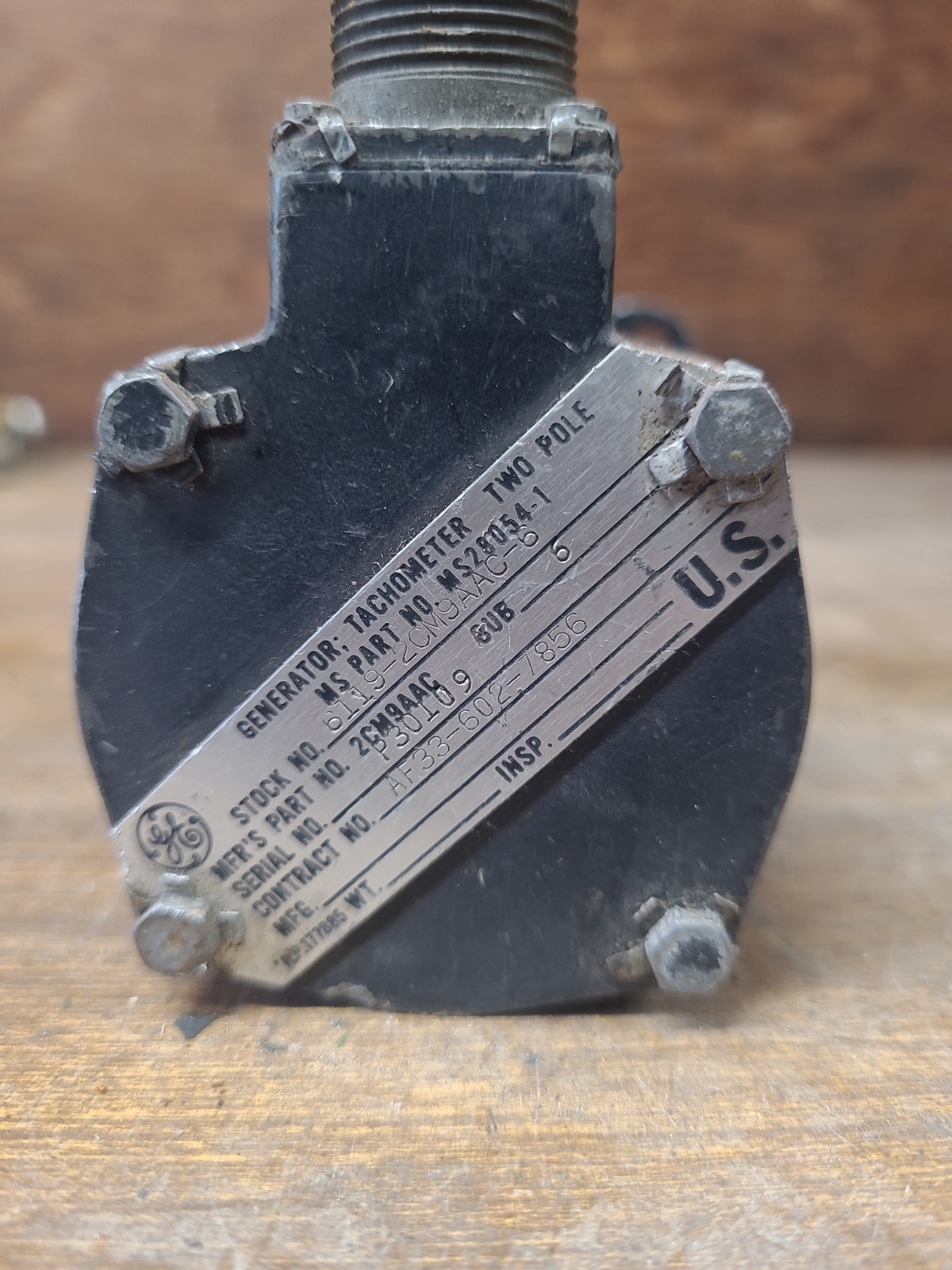 General Electric Tachometer Generator 2CM9AAC