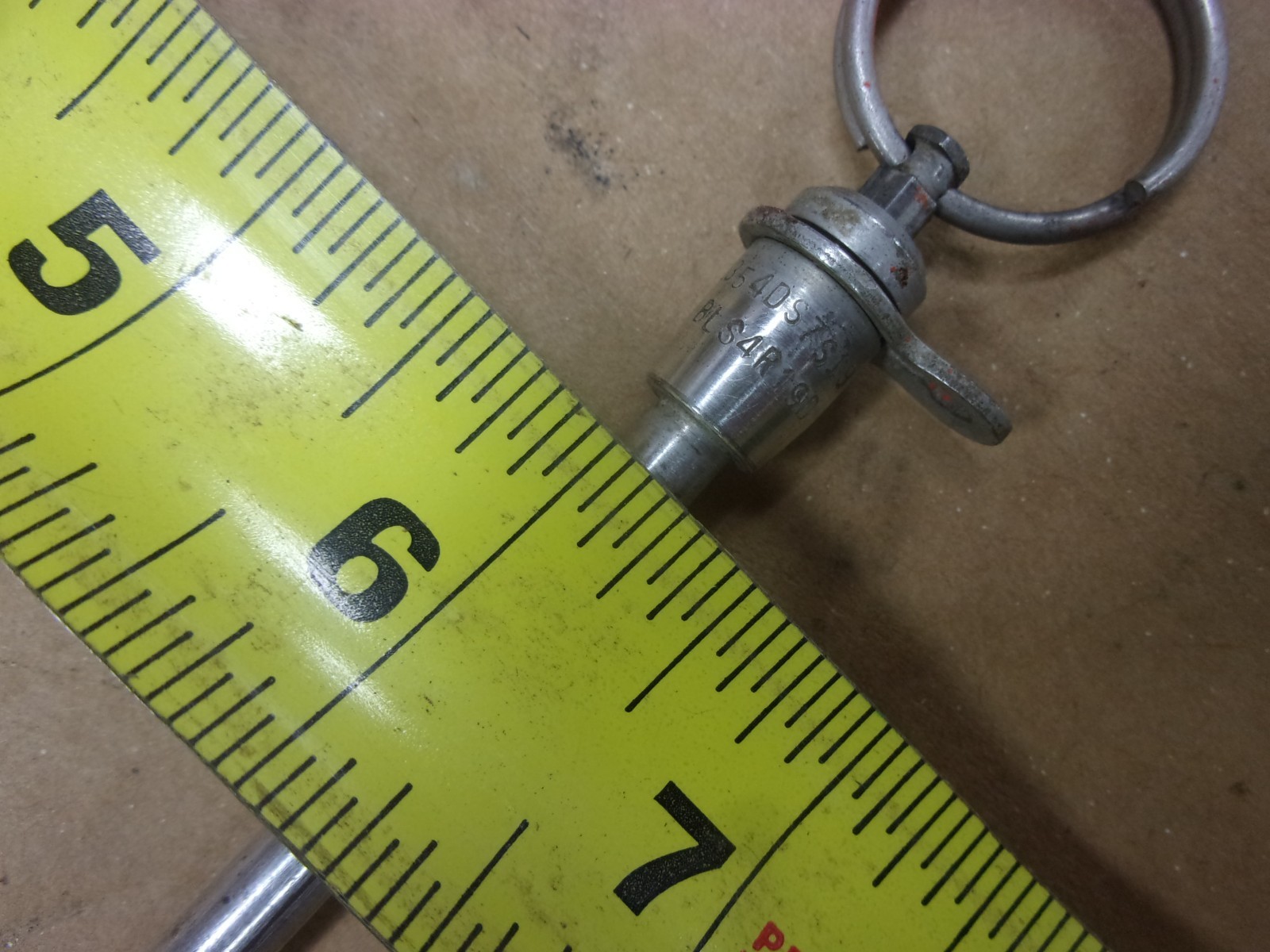 Avdel Quick Release Positive Ball Lock Pin 1/4 x 1 7/8″ Grip Loc Push Pull Easy
