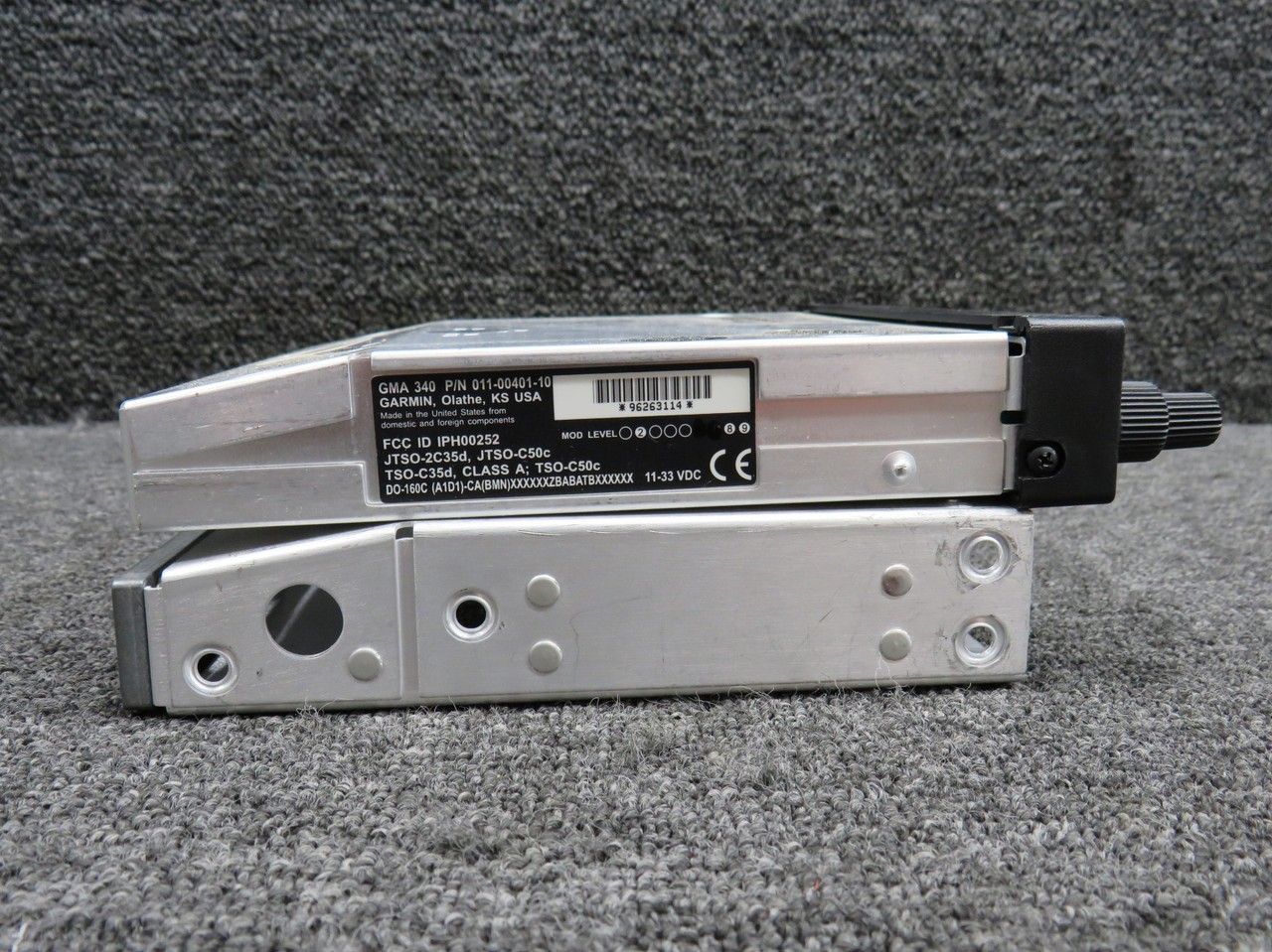 011-00401-10 Garmin GMA-340 Audio Selector Panel with Mods (Volts: 11-33)