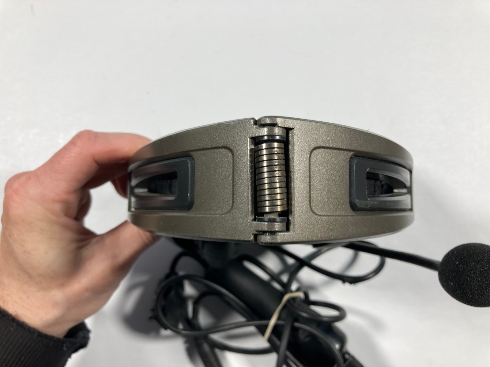 Bose A20 Aviation Headset w/Helicopter u174 Plug and Soft Case- Used Cond. READ