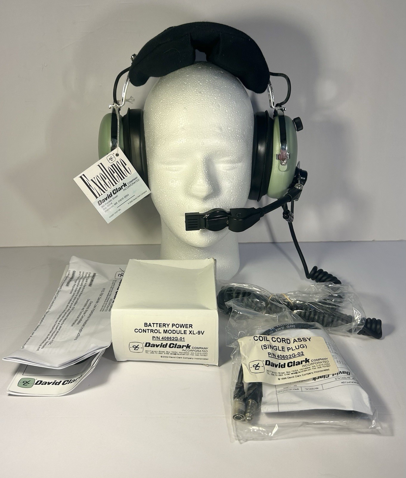 David Clark Aviation Headset Microphone H10-76X New Quick Shipping