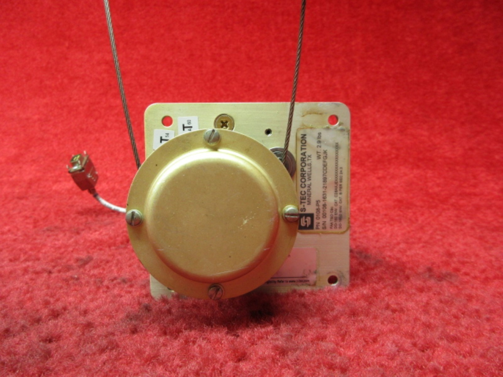 S-Tec Corporation Autopilot Pitch Servo W/ Connector PN 0108-P5