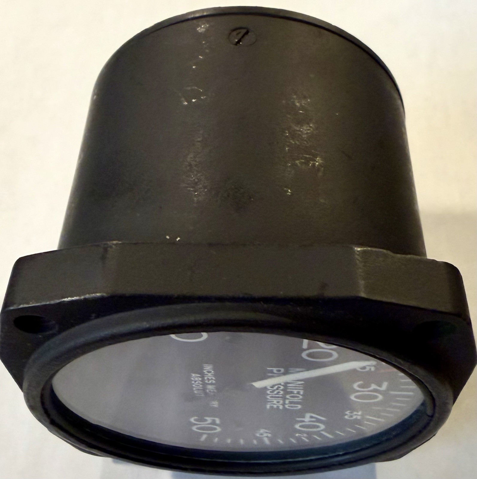 Vintage Weston Aircraft Manifold Pressure Gauge 10-50 InHg P/N 22-262-037