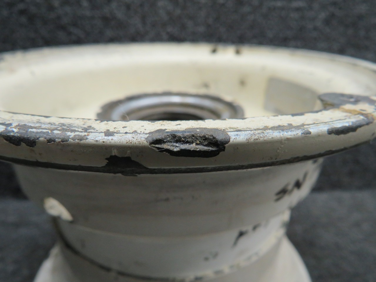 40-59 Cleveland 6.00-6 Main Wheel Assembly with Bearing (Chipped)