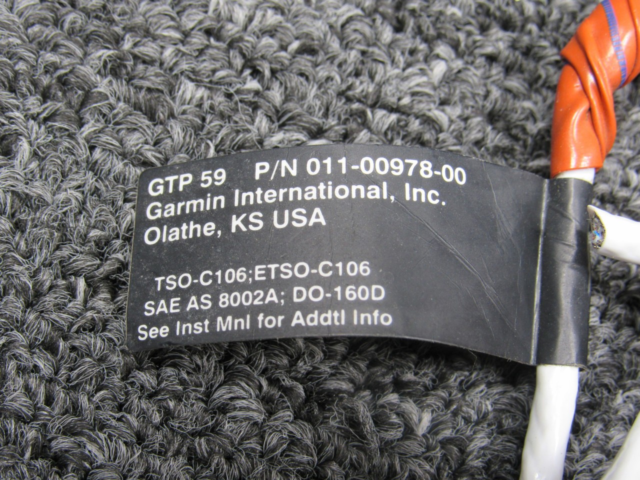011-00978-00 Garmin GTP-59 Outside Air Temp Probe (Cut)