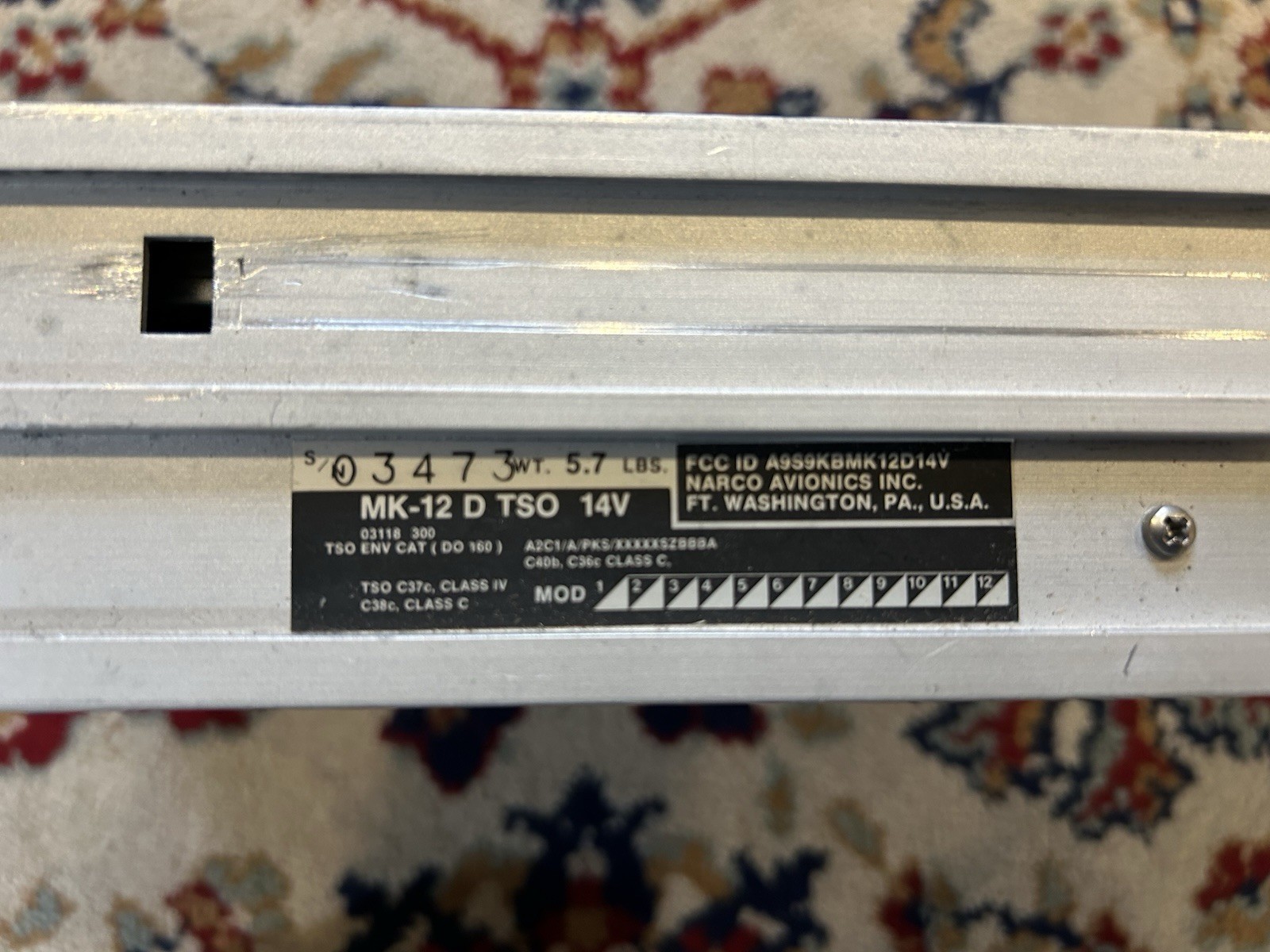 Three narco MK12D Radios For Parts Or Repair