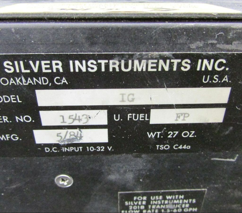 IG Fueltron Fuel Flow Indicator Digital (Volts: 10-32) (SA)