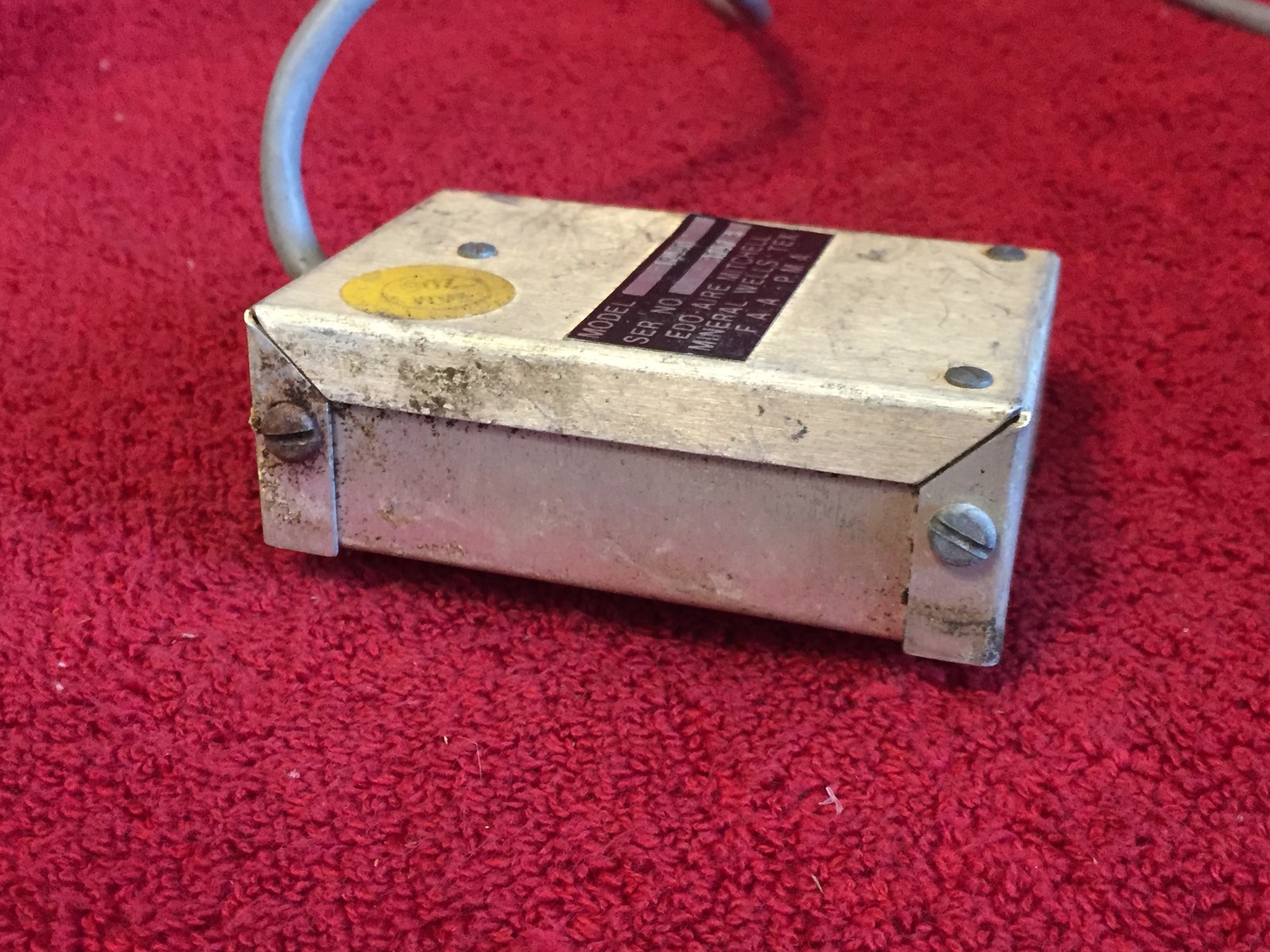 EDO-AIRE MITCHELL AUTOPILOT RELAY BOX 14 VOLT P/N 1B440