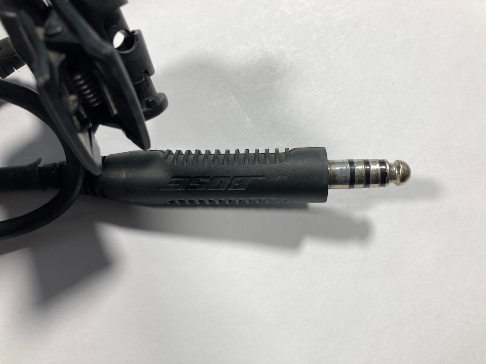 Bose A20 Aviation Headset w/Helicopter u174 Plug and Soft Case- Used Cond. READ