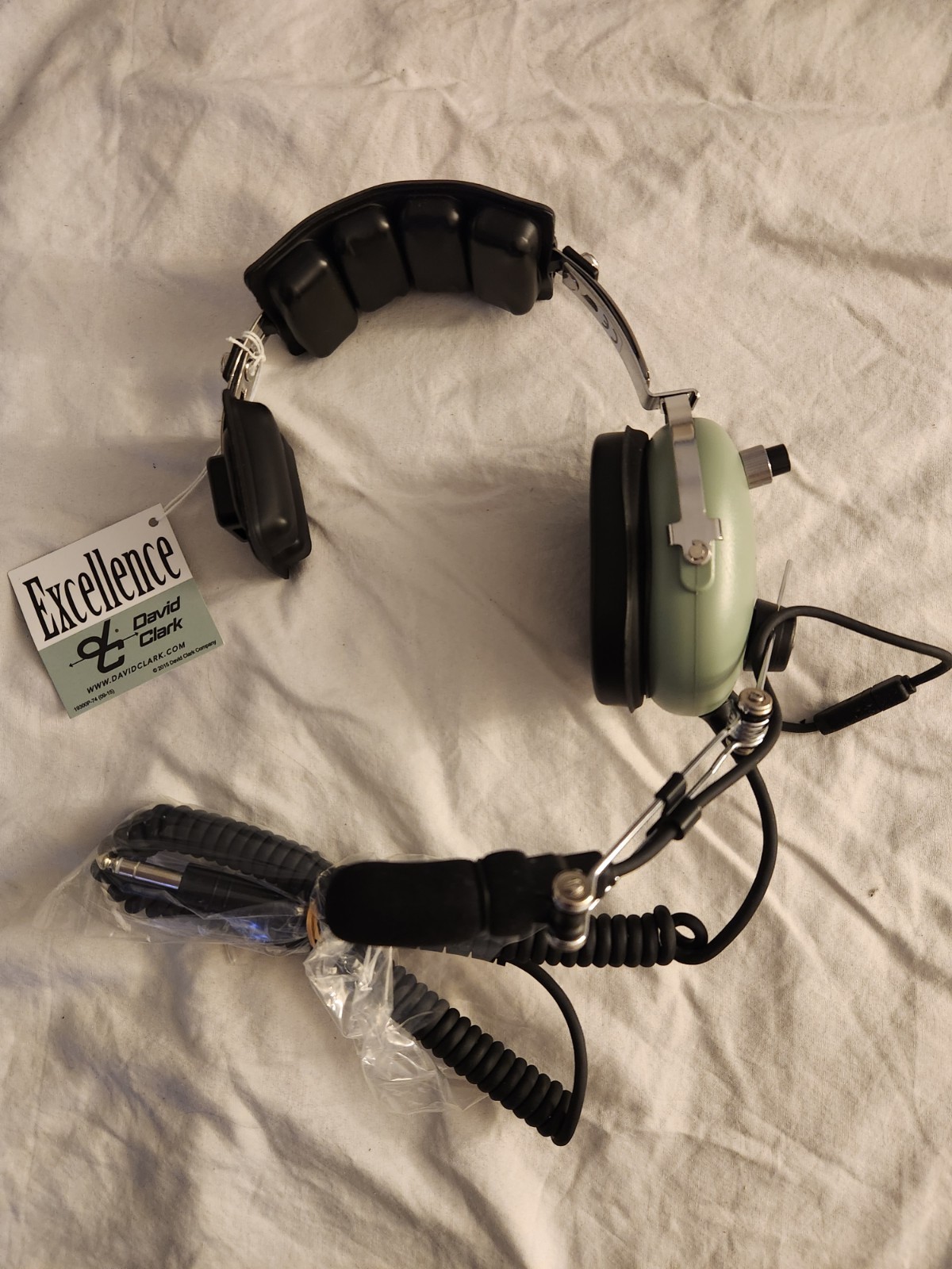 David Clark – H3392 Single Ear Aviation Headset w/ Microphone & PTT Switch