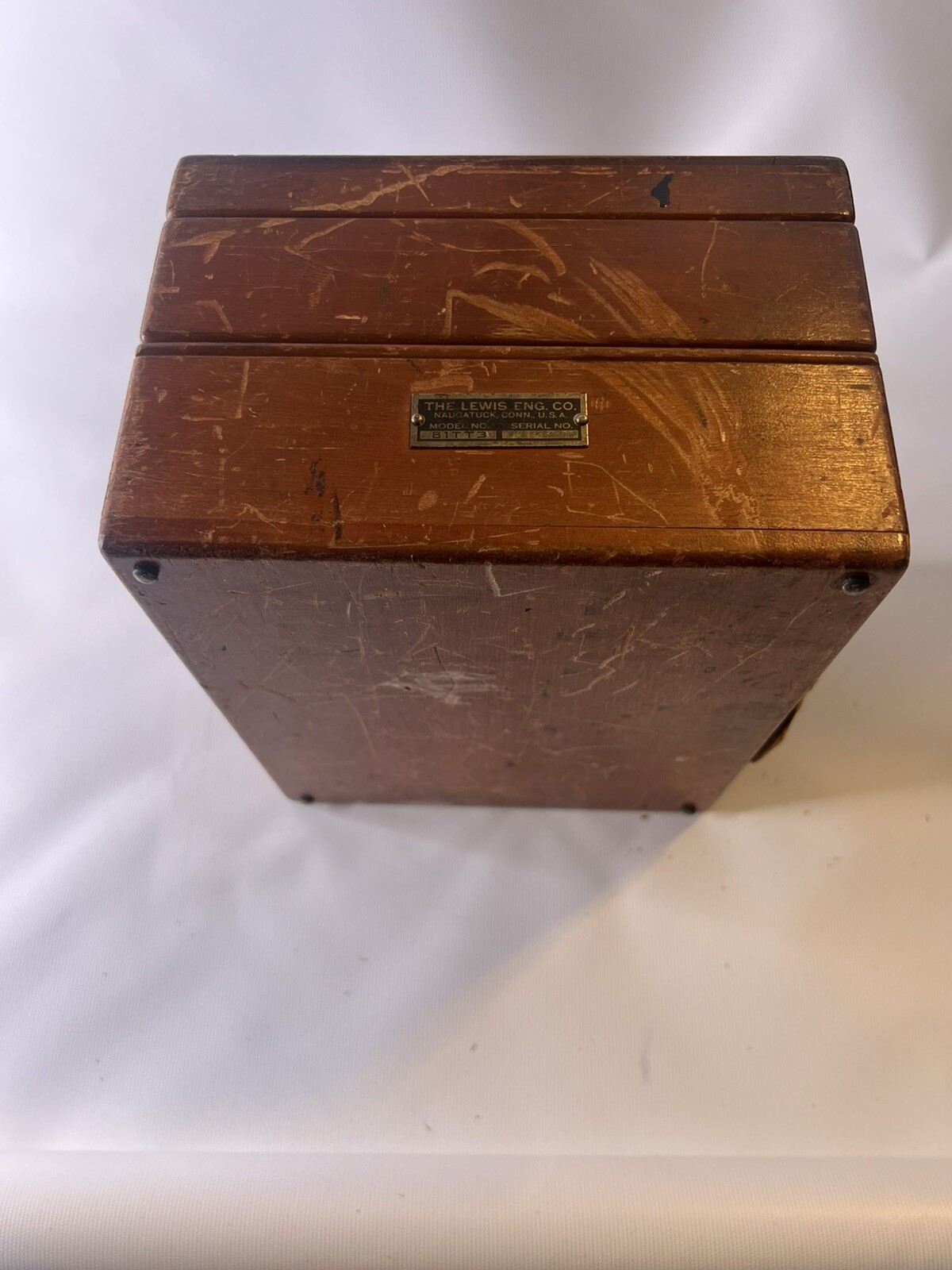 The Lewis Engine Co. Airplane VINTAGE Thermometer Tester Weston 81TT3 1872