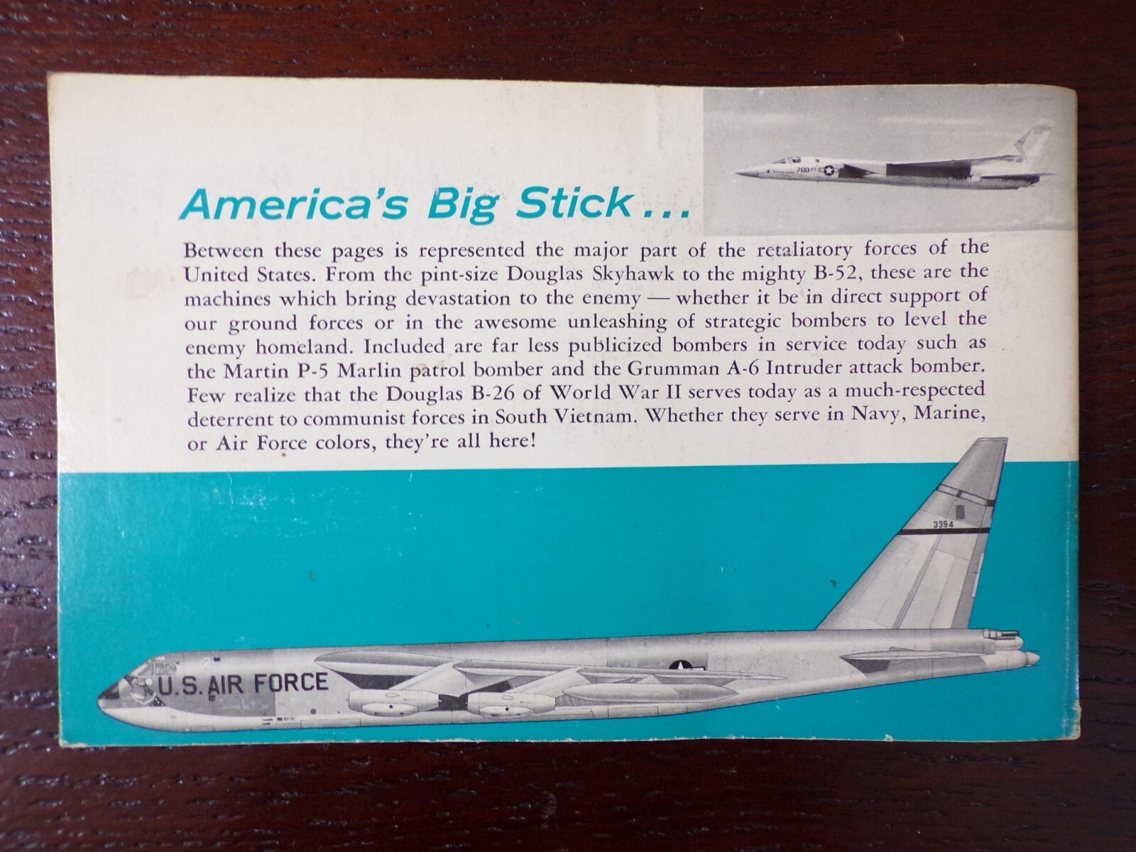 1960s Bomber Aircraft of the United States by Terry Morgan
