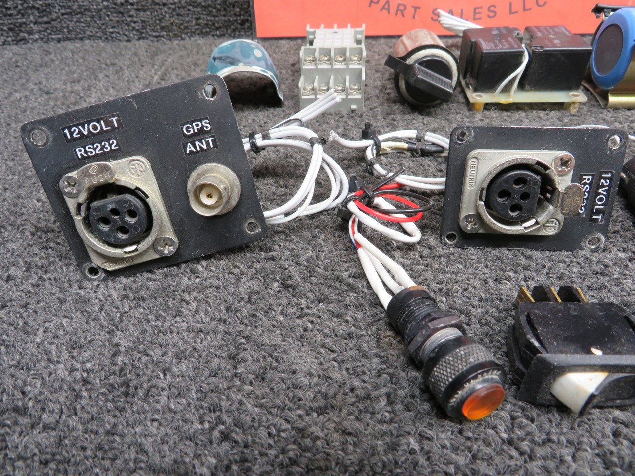 1999 Mooney M20R Goodie Bag with Switches, Relays, Jacks, Etc