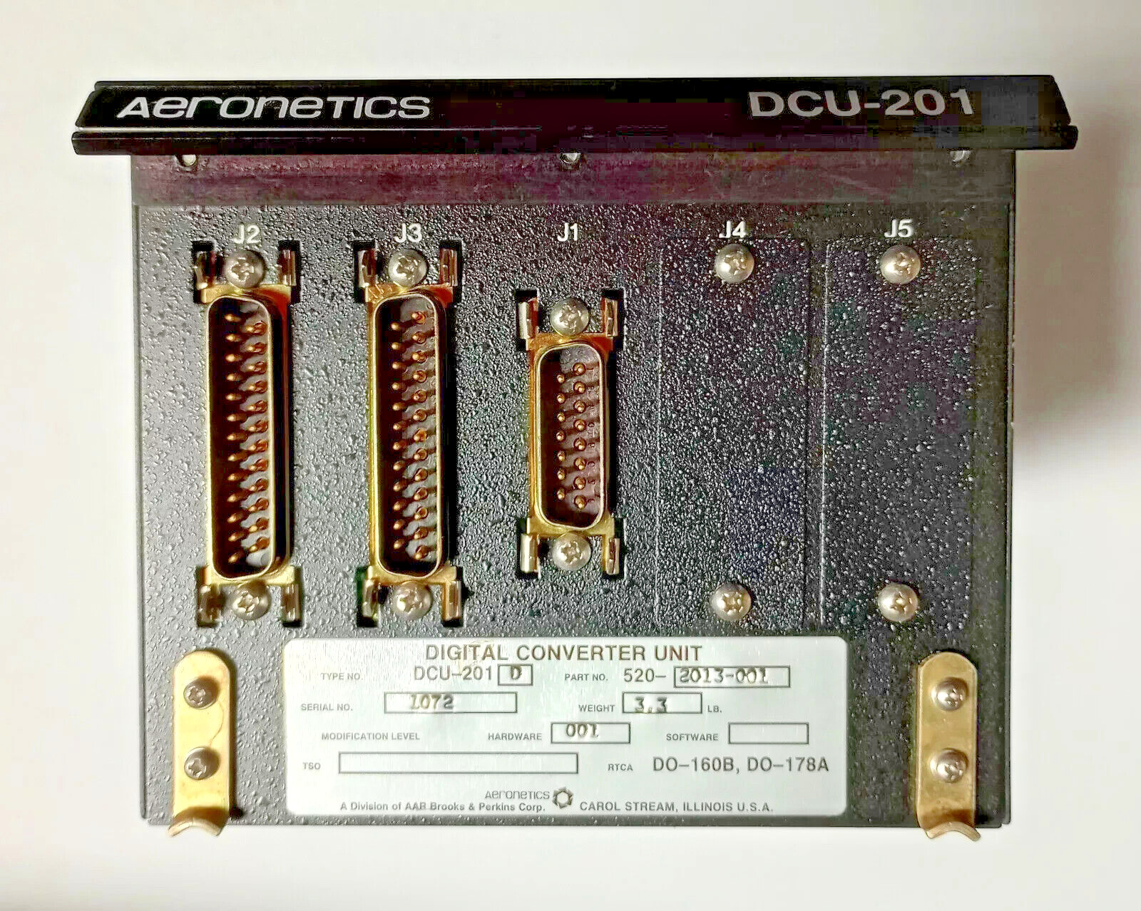 520-2013-001 – Aeronetics Digital Converter Unit DCU-201D – Serviceable