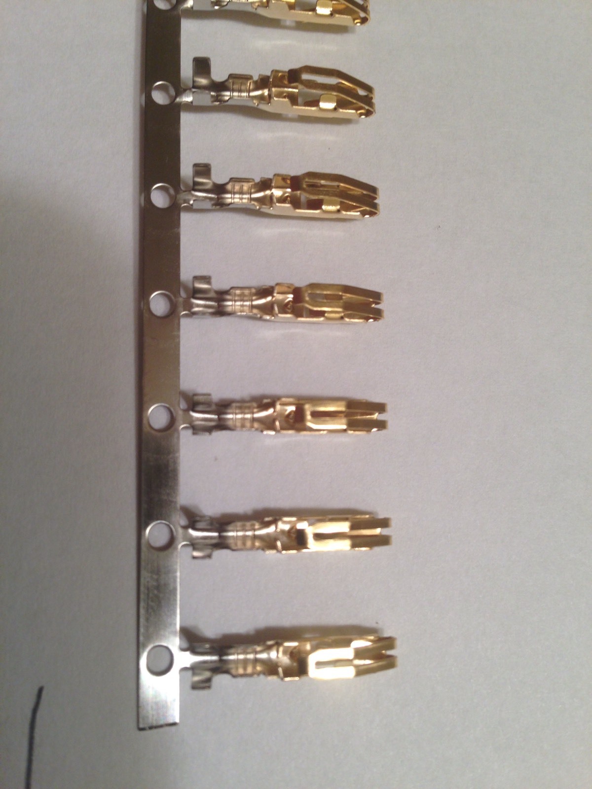Bendix KING Molex Split Pins KMA24 KX155 Gold plated 25 pieces w/ Polarizing Key