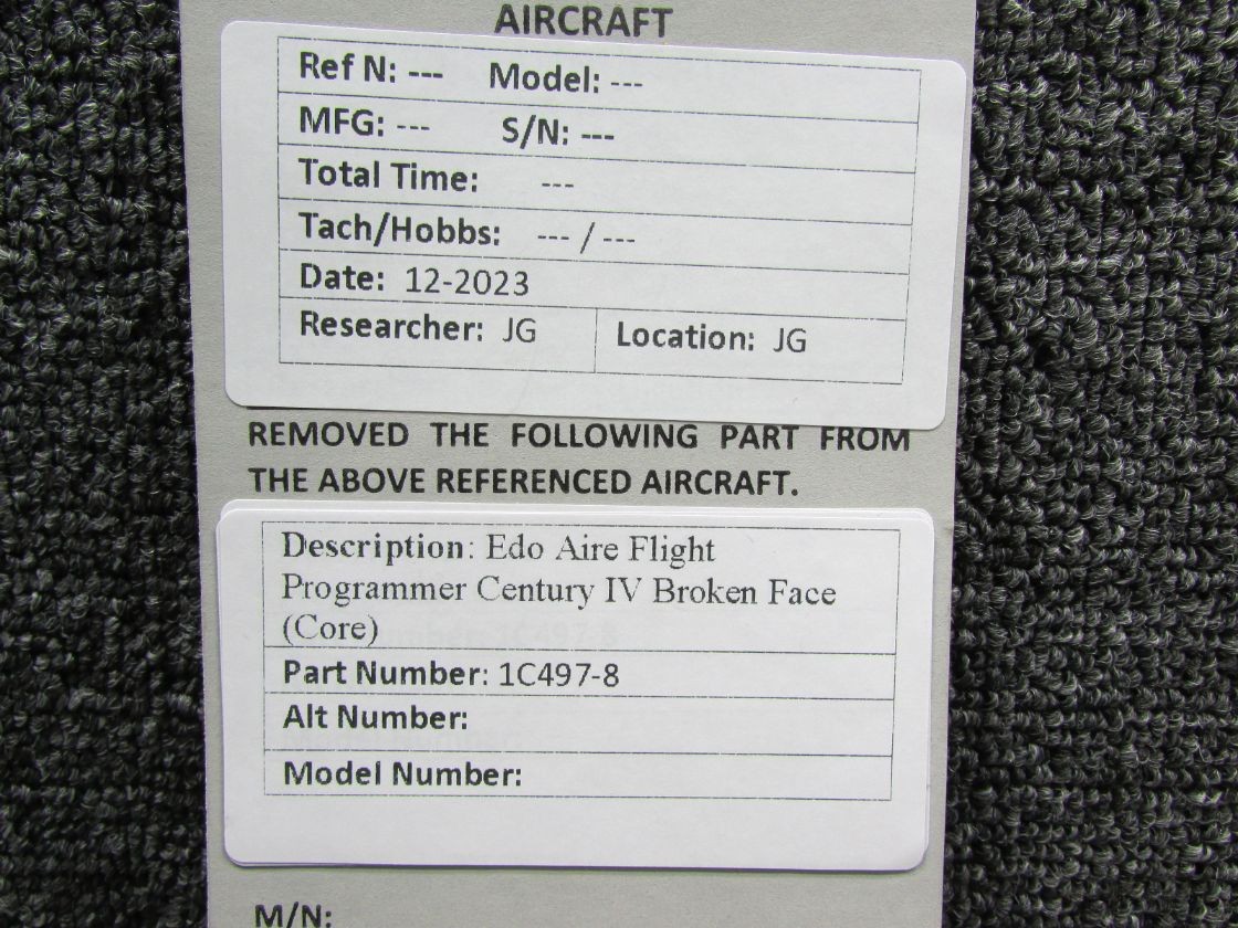 1C497-8 Edo-Aire Flight Programmer Century IV (Core)