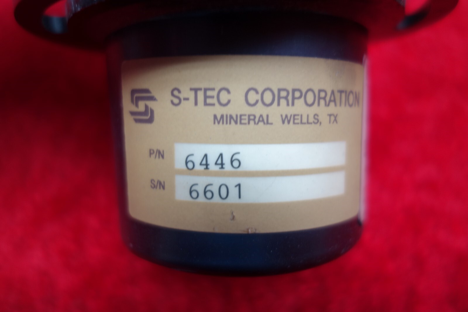 S-Tec Corporation, Humphrey FD01-0101-1 Magnetic Flux Detector PN 6446