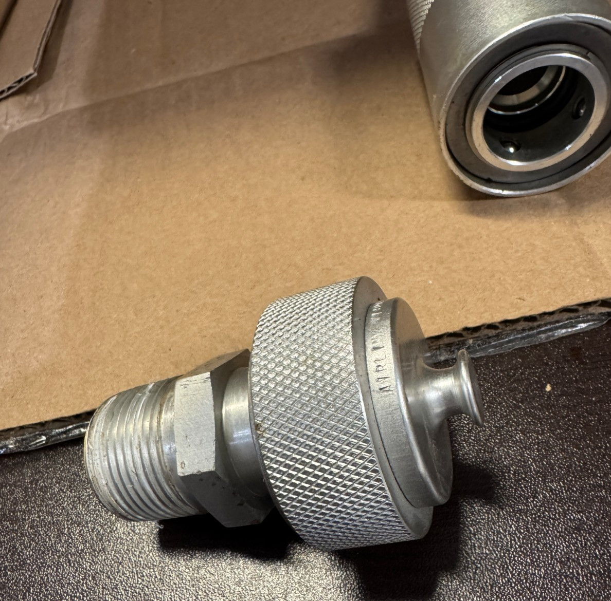 Airlinx potable water fill adapter V0031J12-119 w/cap and Fill nippleNEW SURPLUS
