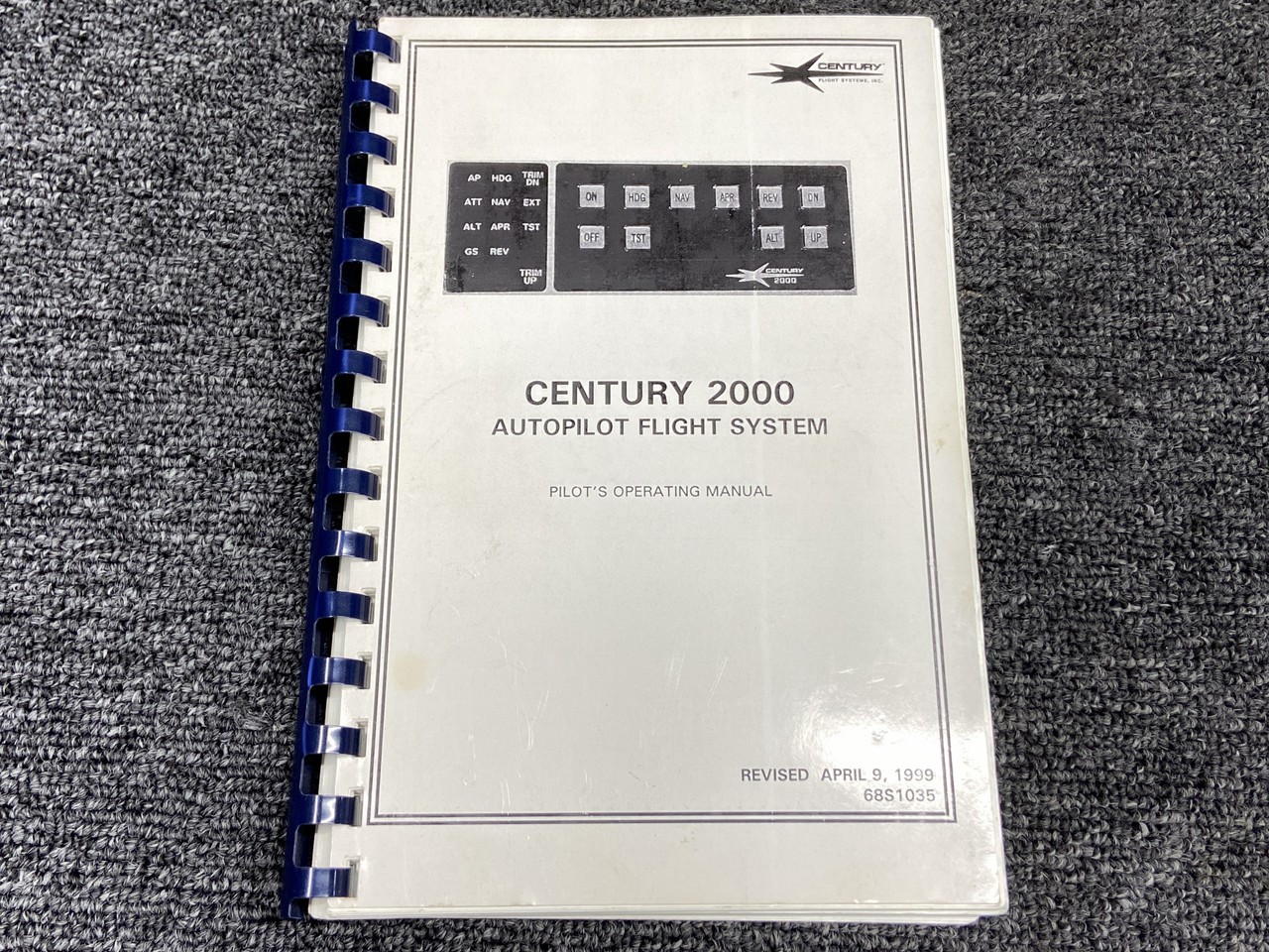 1D937-2130H13FF18 Century 2000 Flight Controller Computer Unit w Tray (28V)