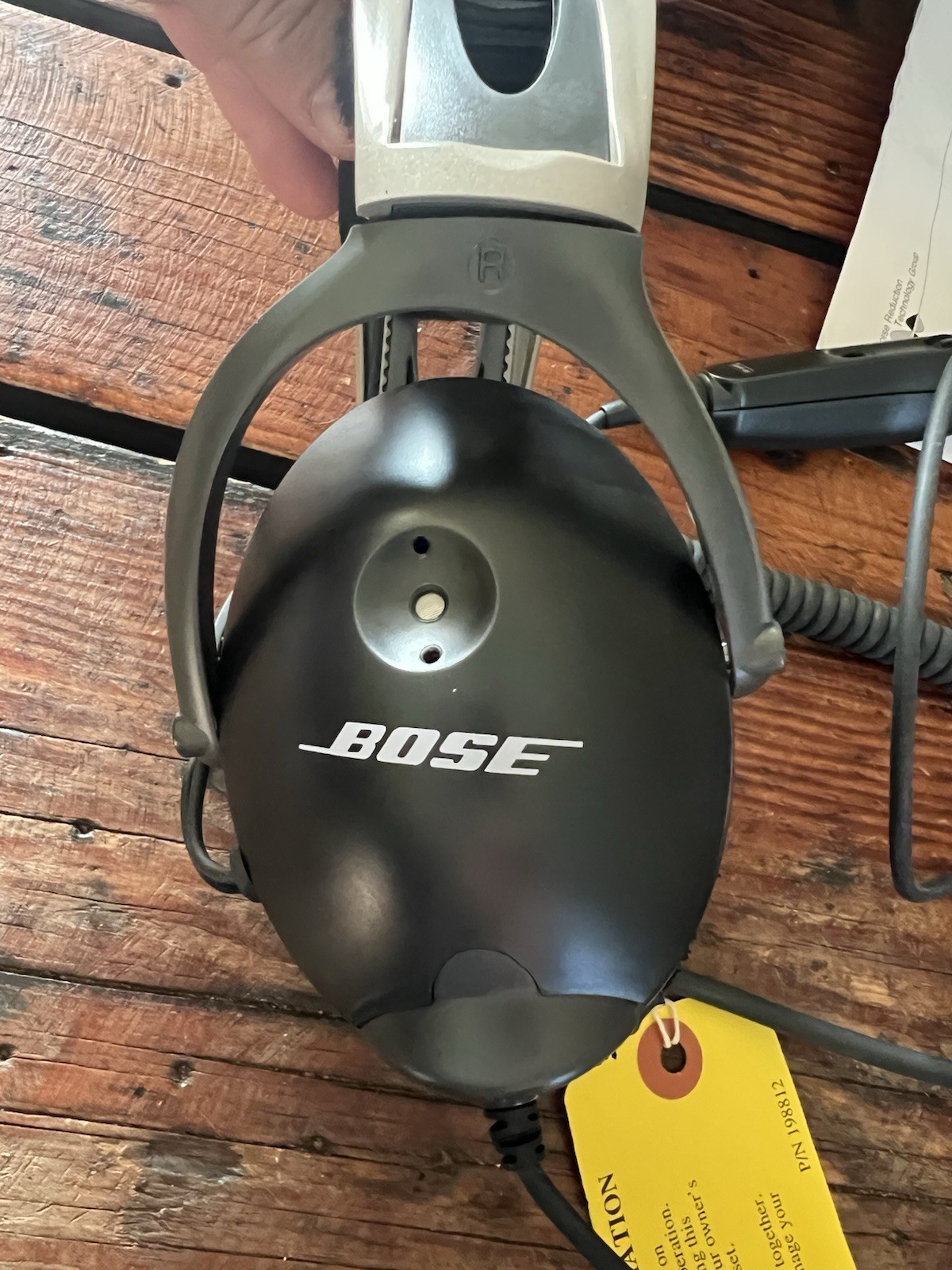 BOSE Aviation Headset X Model AHX-05 – needs new ear foam