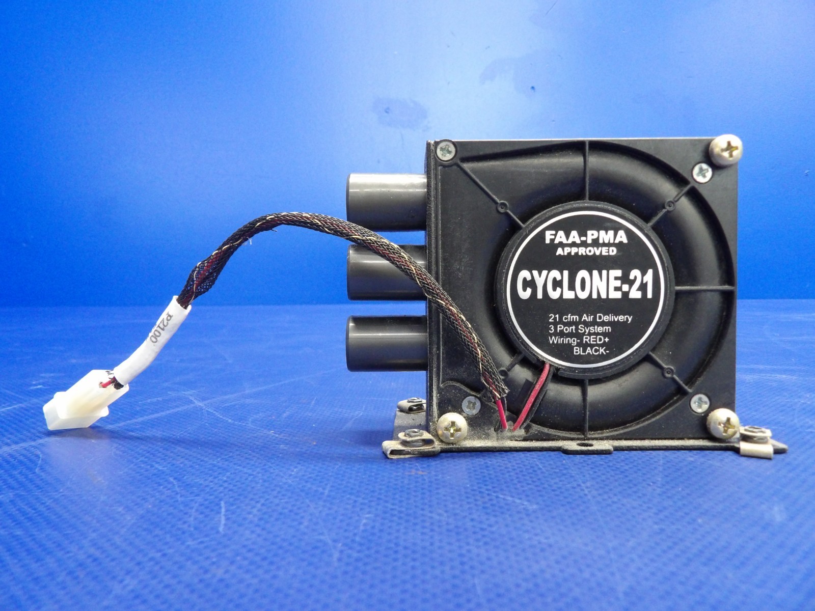 Diamond DA-40 Cyclone 21-3 Port Avionics Cooling Fan 24V TESTED (0626-1430)