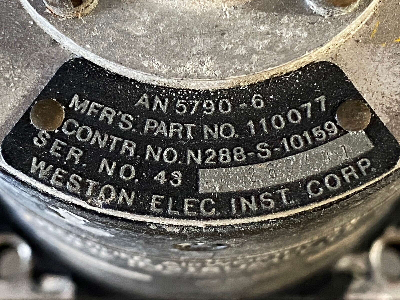 Weston Piper PA-23-250 Aztec Carburetor Air Temperature Gauge AN5790-6, 110077