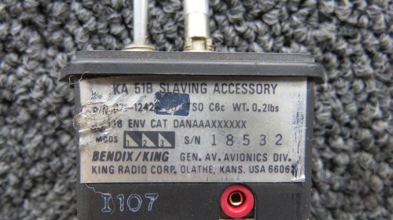 071-1242-05 Bendix King KA-51B Slaving Accessory Switch (Volts: 14)