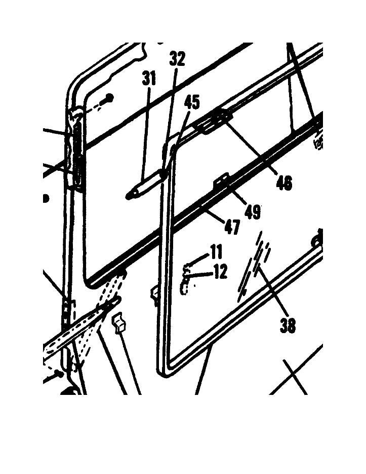 0711021-9 NEW Cessna Window/Door Spring