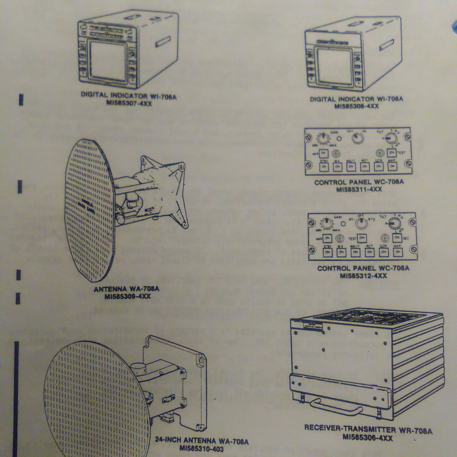 Sperry Honeywell P-708A Radar Install Manual