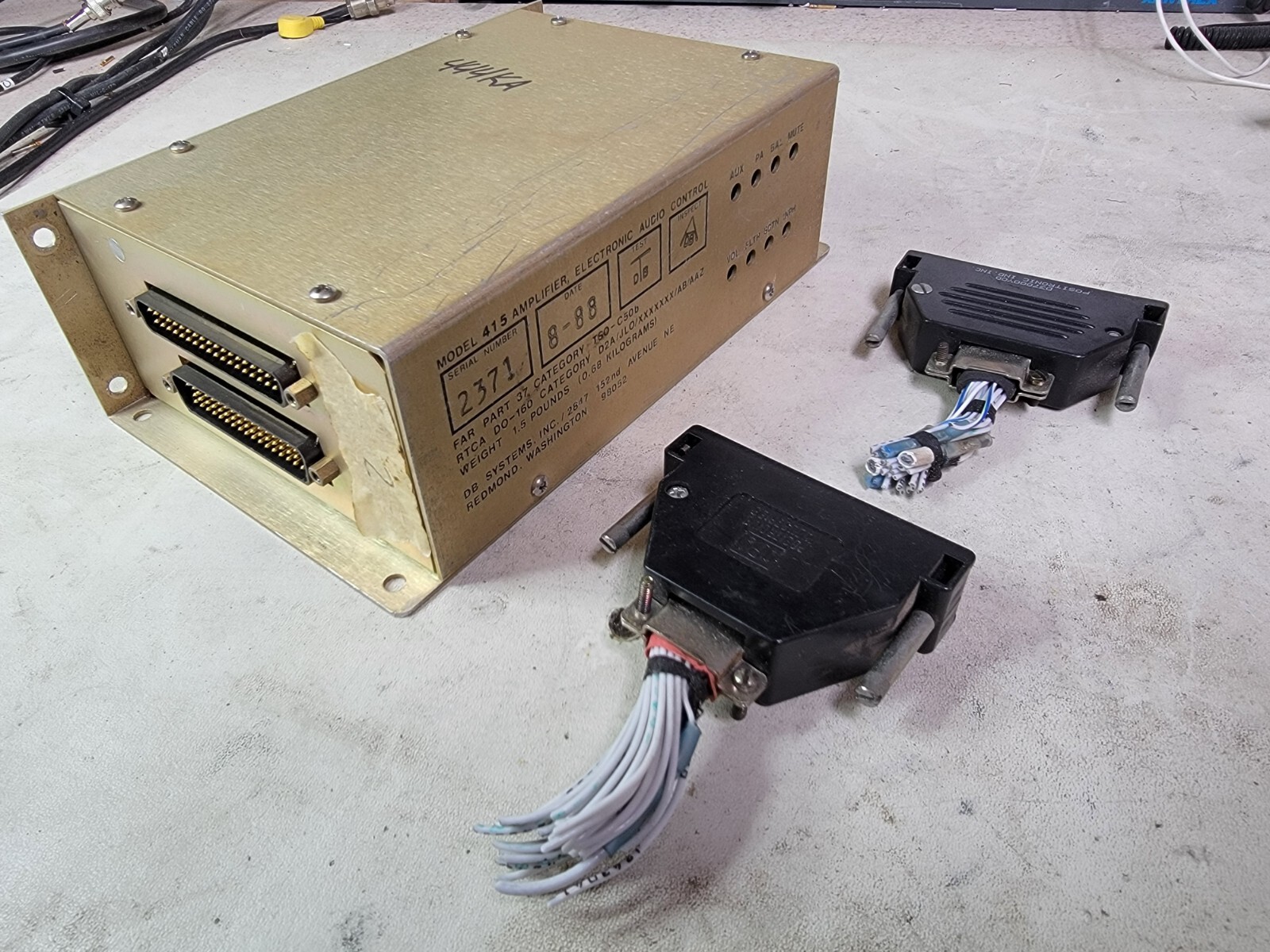 Model 415 DB Systems Electronic Audio Control Amplifier DB415 #B007 *30 Day Ret*