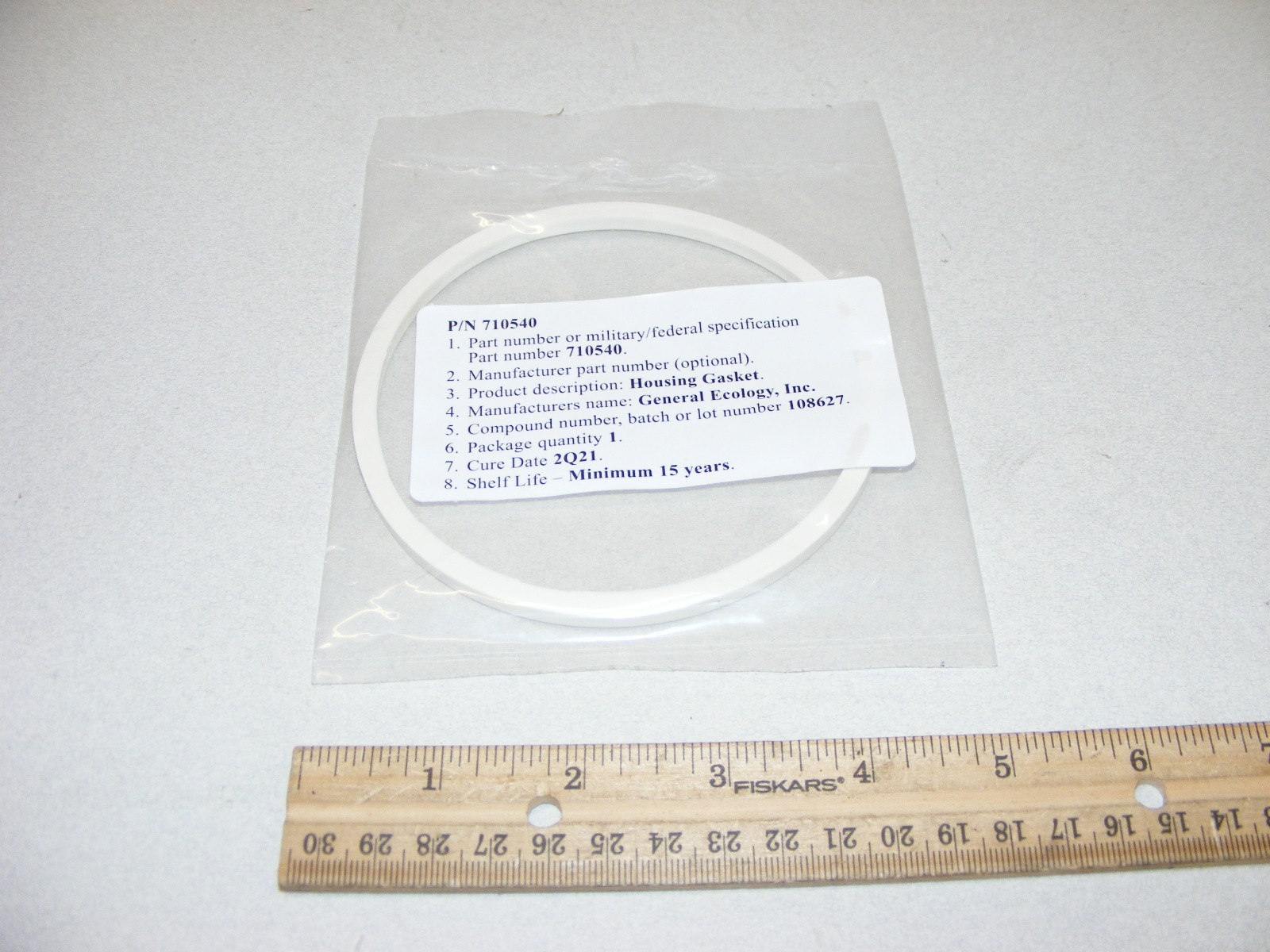 General Ecology Seagull IV Housing Gasket 710540 with Certificate Aircraft