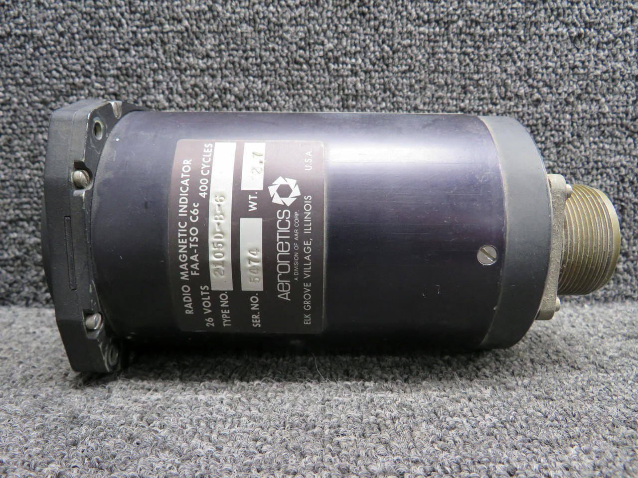 2105D-B-6 Aeronetics Dual Radio Magnetic Indicator (Volts: 26)