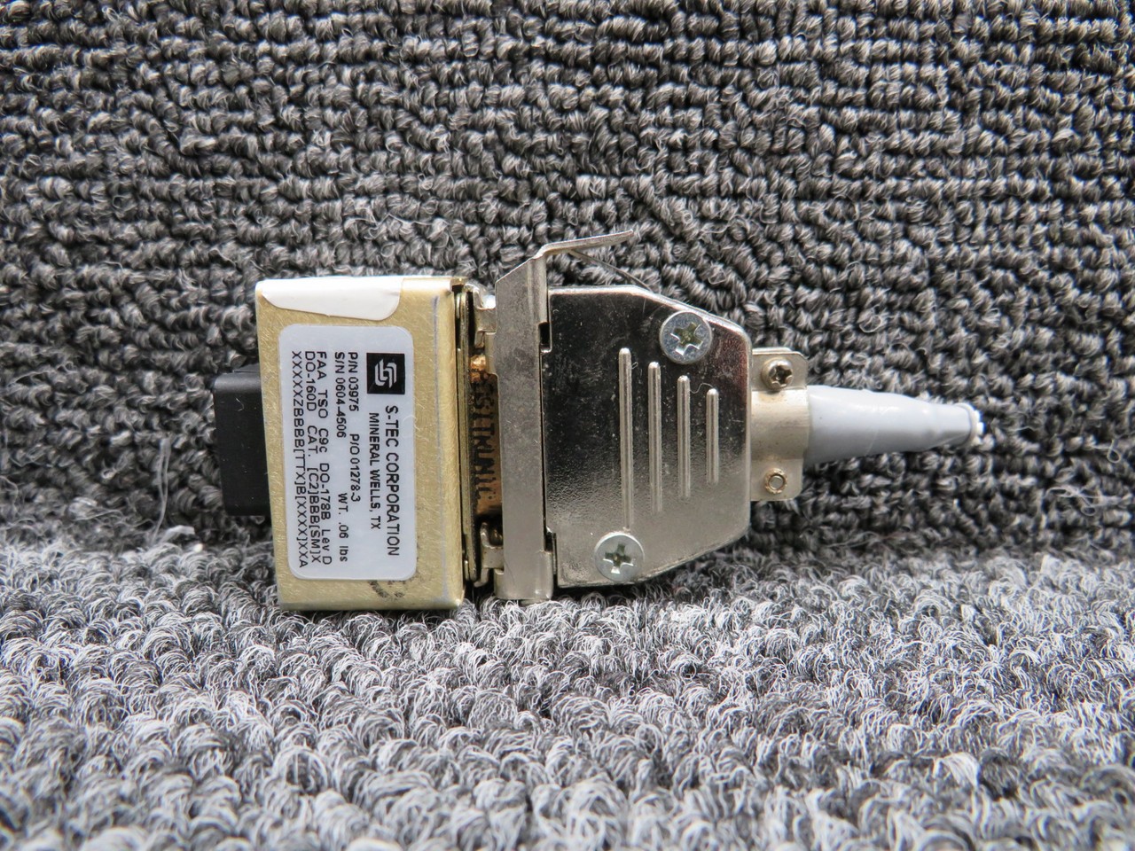 03975 S-Tec Corporation GPSS Heading Unit Switch (Missing Face Plate)
