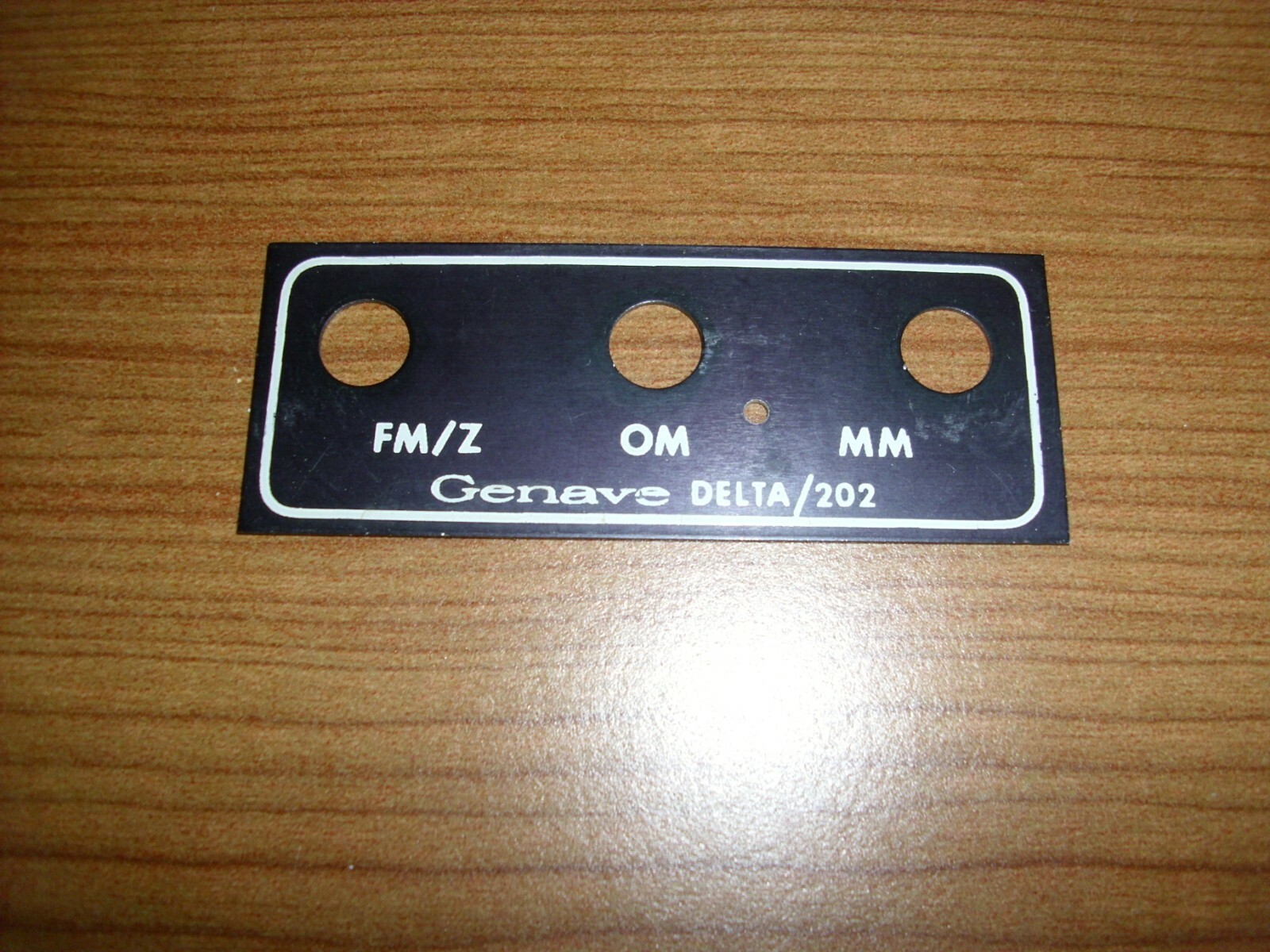 Genave Airplane Marker Beacon Delta 202 Face Plate (vertical or horizontal)
