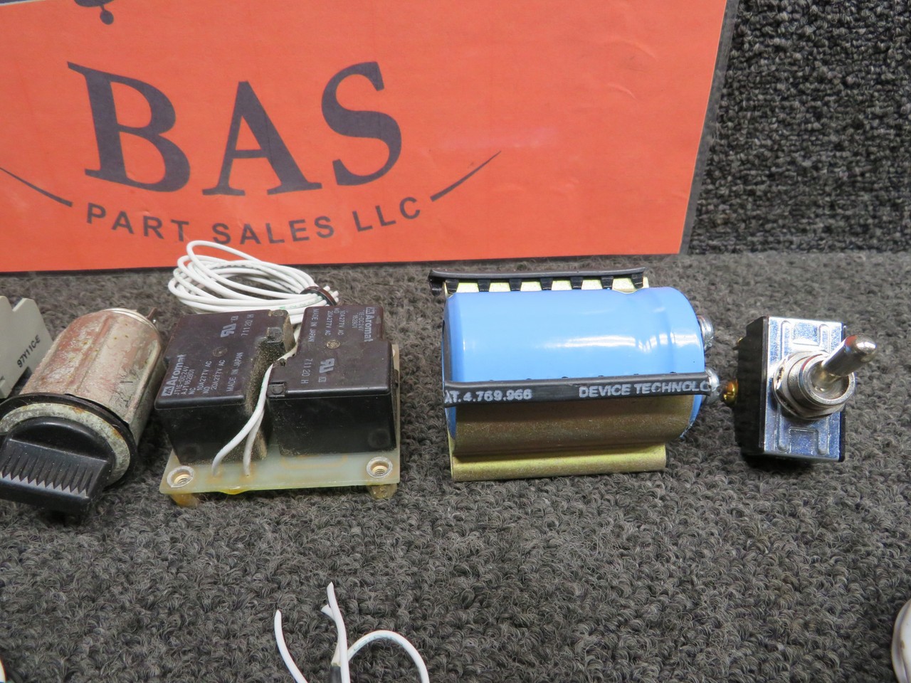 1999 Mooney M20R Goodie Bag with Switches, Relays, Jacks, Etc