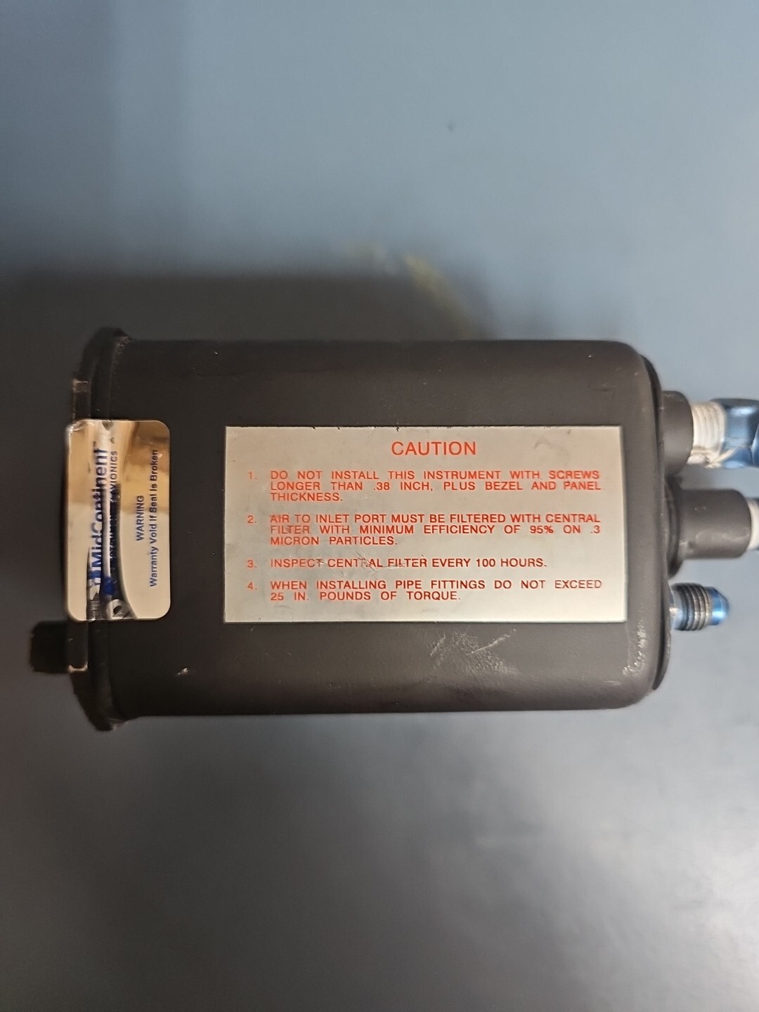RC Allen Attitude Indicator Gyro Horizon P/N 102-0041-04 RCA22-7 