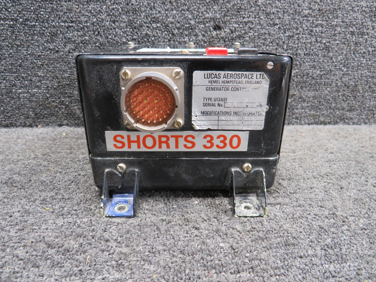 U13881 Lucas Aerospace Generator Control Unit with Mods (Inop) (Core)