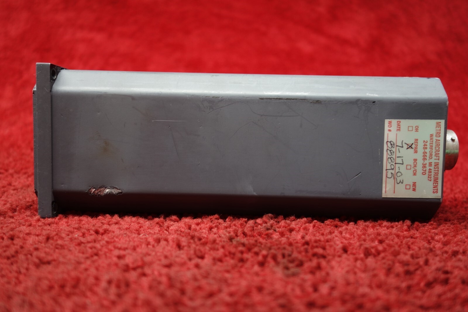 U.S. Gauge Oil Temperature Indicator 28V PN 9912147-11