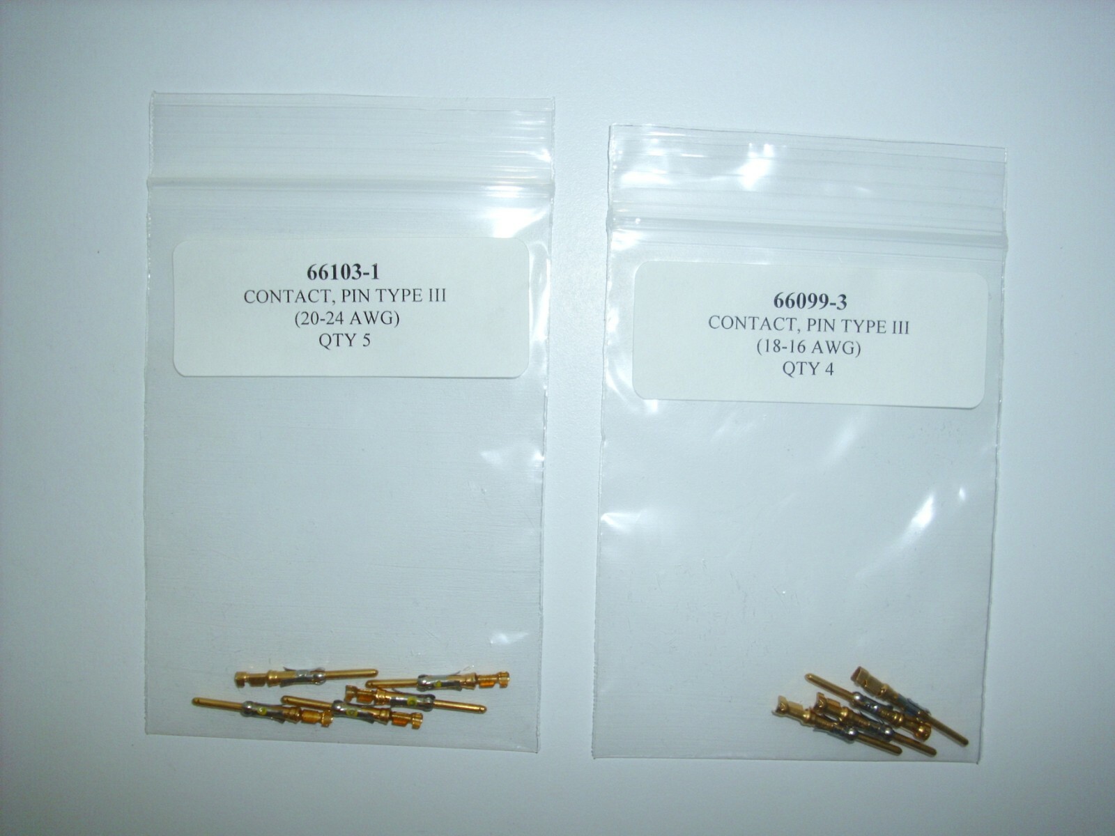 AMP 856006-1 Connector Kit with 206705-2 206966-1 66099-3 66103-1